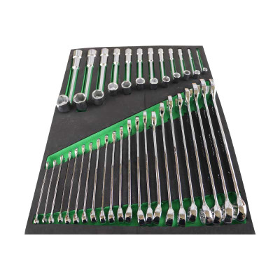 长鹿 34件两用、铣口扳手托组 34件 套