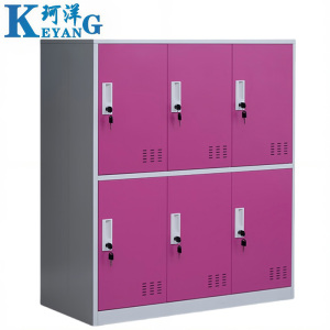 珂洋 存包柜 六门(红白套色) 台
