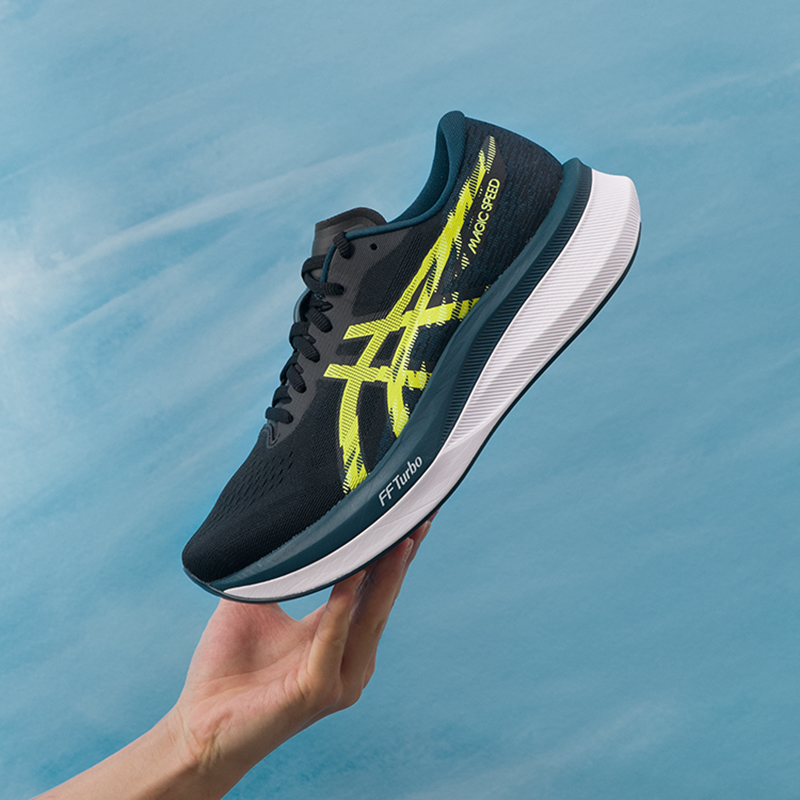 亚瑟士鞋亚瑟士跑步鞋MAGIC SPEED竞速男四季款1011B875-001