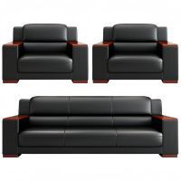 悦兴诚办公沙发单人+单人+三人套