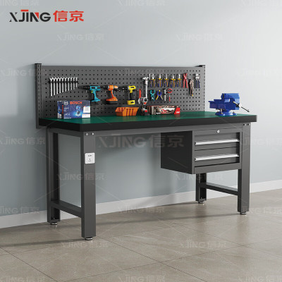 信京 重型防静电工作台 操作台钳工桌车间多功能维修桌 XJ-DCDW-210/张 尺寸:210*75*80CM