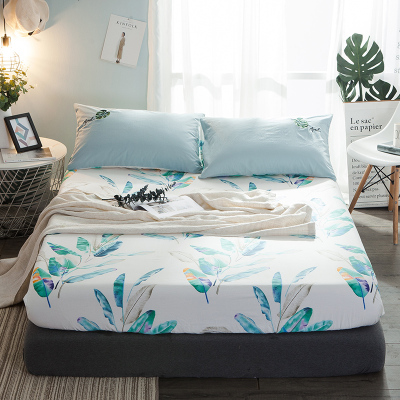 北欧全棉床笠单件1.8m床垫保护套简约纯棉床单床罩床垫套子