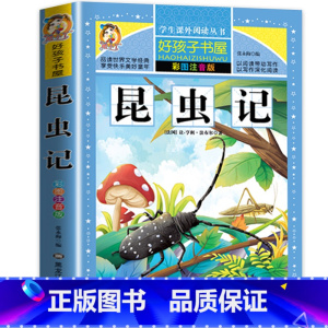 昆虫记 [正版]昆虫记注音版 法布尔原著注音版小学生课外阅读书籍一年级二年级三年级四年级上册下册课外书外国文学名著全集完