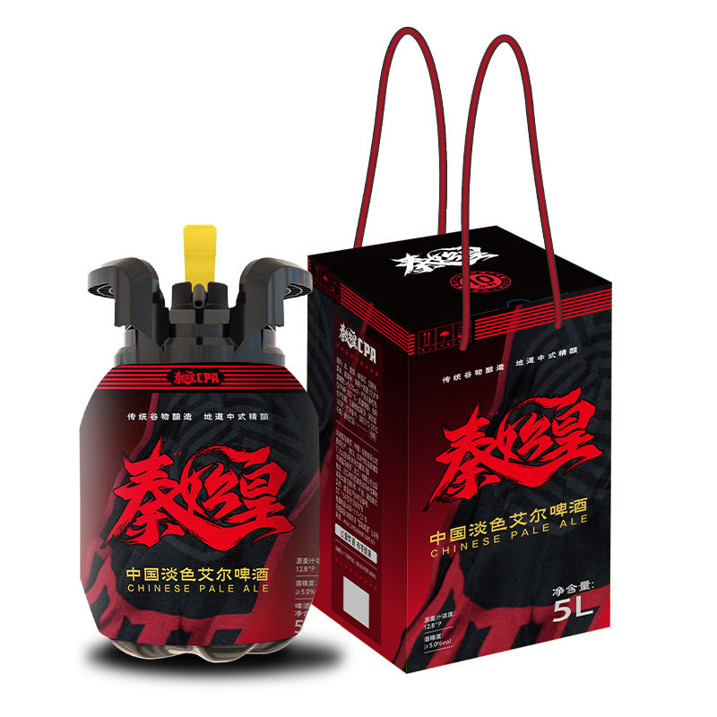 雪花啤酒(Snowbeer)秦始皇CPA12.8度(啤汽桶)5L*1桶