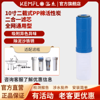 溢泰康富乐KEMFLO PP+GAC聚丙烯活性炭复合二截式滤芯支