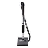 宝克(BAOKE)NO850 0.5mm中性台笔 可固定金融机构/银行商务签字笔 黑色 2支