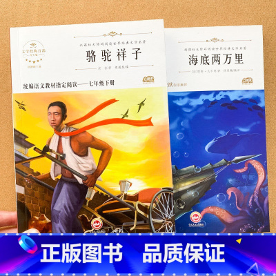 全2册_七年级下册 [正版]骆驼祥子和海底两万里七年级下册必读