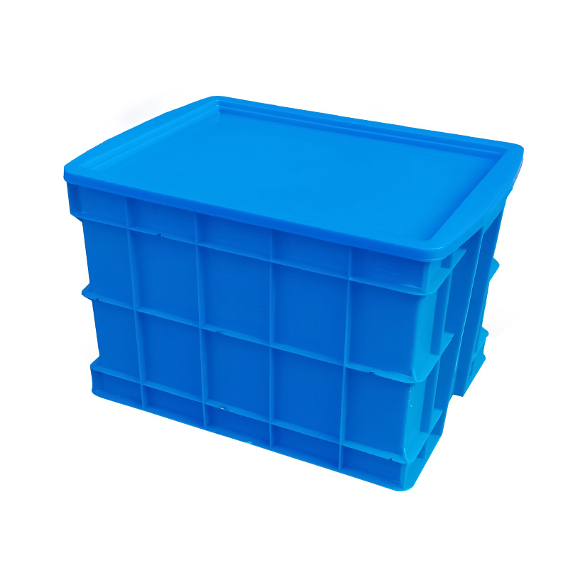 臻远ZY-SNXD-92收纳储物箱长方形物流中转箱带盖子 570*415*360mm