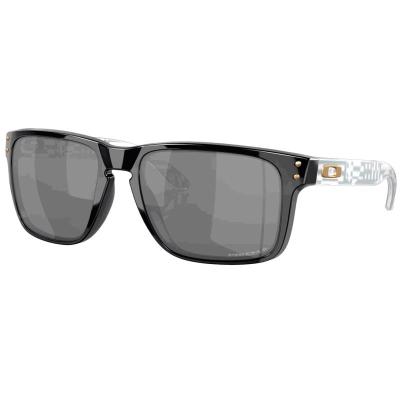 欧克利(OAKLEY)大框防眩光高清偏光加厚运动男士太阳镜户外滑雪眼 Black_with_Prizm_Black_Polariz