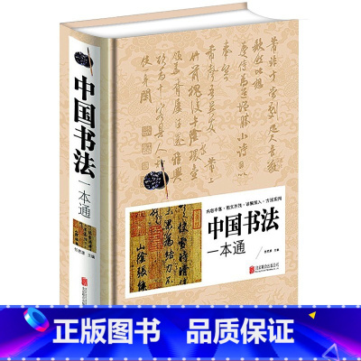 中国书法一本通 [正版]中国书法一本通 篆书楷书草书基础理论常识鉴赏简史