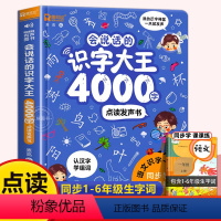 [热款]会说话的识字大王4000字 [正版]会说话的识字大王4000字+8000词儿童幼儿园宝宝小中班学前识字书有声启蒙
