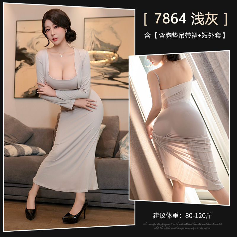 霏慕简约风柔情缱绻家居套装ZY7864床上女式情趣睡衣午夜魅力性感情趣内衣床上套装