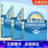现代文+文言文 七年级/初中一年级 [正版]金牌阅读现代文文言文阅读训练全套七年级八年级九年级上册下册语文阅读训练专项训