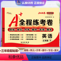 英语 外研版(三年级起始) 六年级下 [正版]2023春 A+全程练考卷英语6年级下册小学六年级外研版试卷三年级起始版测