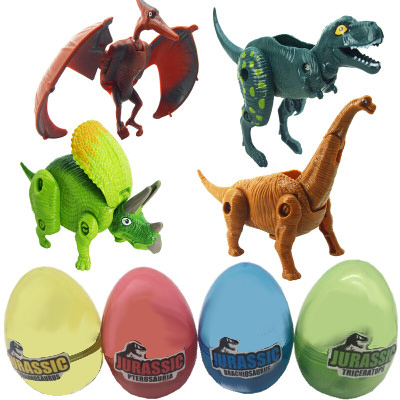 奥特蛋赛罗奥特曼蛋玩具恐龙怪兽变形蛋变形男孩儿童玩具 (随机)2个