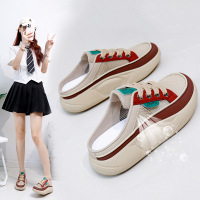 2026夏季新款一脚蹬凉鞋女外穿ins潮厚底凉拖休闲沙滩鞋