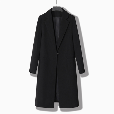 语娄2020新款显瘦黑色小西装外套女中长款西服女士春秋季上衣韩版职业2021西装