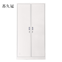苏久冠加厚二门钢制更衣柜员工柜铁皮职工储物柜带锁存包柜鞋柜