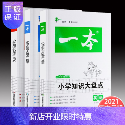惠典正版2021版一本小学知识大盘点语文数学英语456年级知识大全小升初总复习资料