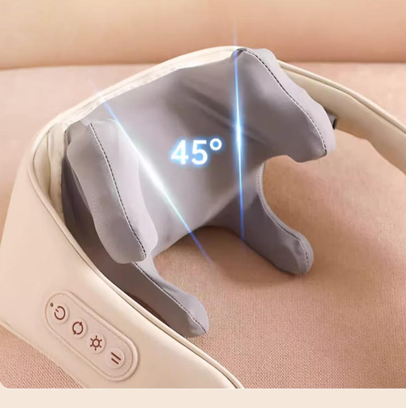 WayourCare安又可 颈椎按摩仪 肩颈按摩器热敷斜方肌腰背腿部颈部按摩仪 HT-SN045