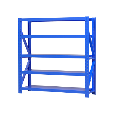 臻远ZYJJ-HJ-064仓储货架中型货架蓝色五层主架2000*600*2000mm/200kg