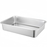 攸形不锈钢方盆40*30*15cm个