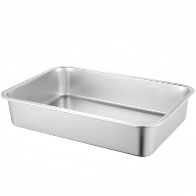 攸形不锈钢方盆40*30*15cm个
