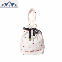 MZao可爱兔子化妆包小号便携女化妆品收纳袋化妆袋抽绳束口袋随手 三维工匠收纳包