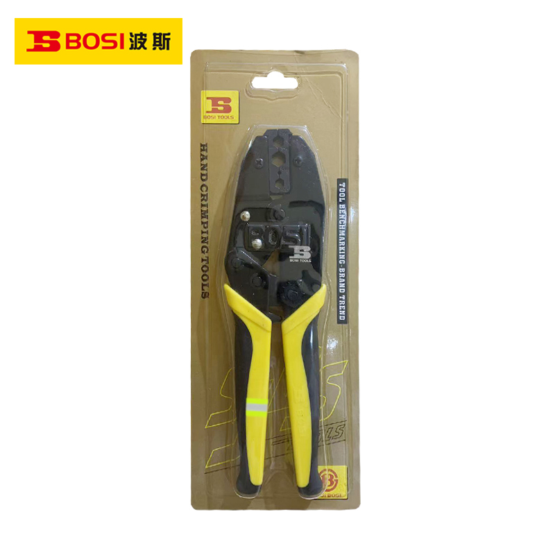 波斯(BOSI) 荧光系列棘轮式端子压接钳 BS-D2115A 把