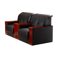 东业家具 沙发皮沙发接待沙发贵宾沙发3012单人位牛皮