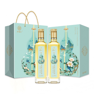 纳福汇 有机山茶油礼盒装 500mlx2