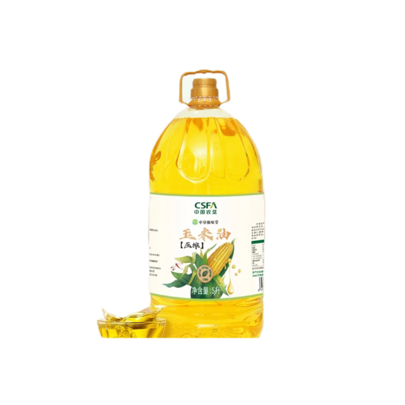 中垦飨味堂 一级压榨玉米油 5L(玉米油) 中国农垦出品