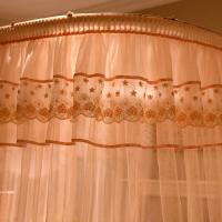 家柏饰(CORATED)蚊帐加密加厚u型轨道导轨1.8m/1.5米床家用支架落地廷公主风2.0