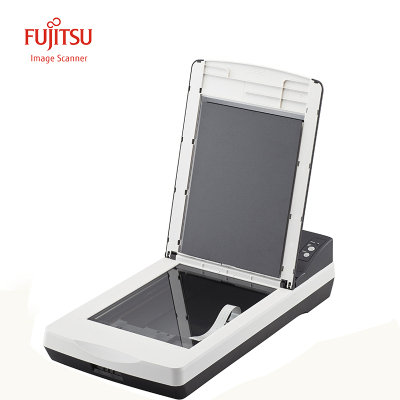 富士通（FUJITSU）fi-400F照片书籍卡片身份证平板扫描仪高清扫描