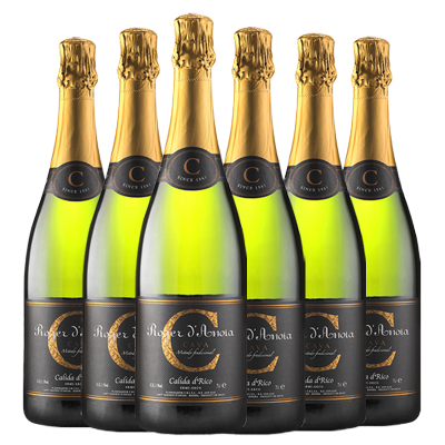 达颜西班牙卡瓦法定产区原瓶原装进口嘉博庄园安诺金牌CAVA起泡酒750ml*6赠香槟塞