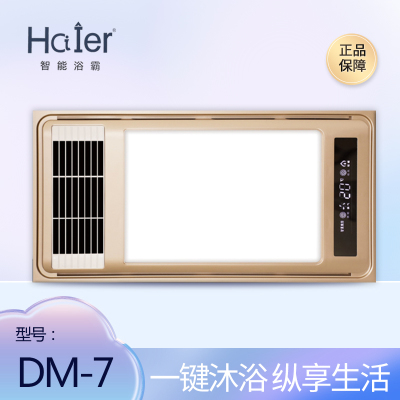 HCIIER 智能电器 (DM-7)风暖风浴霸灯集成吊顶嵌入式智能浴室暖风机取暖器