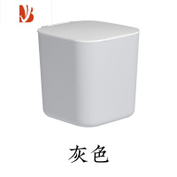 三维工匠家用床头带盖卧室迷你日式创意小号纸篓简约