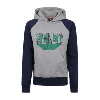 高田贤三(Kenzo)纯棉加绒运动卫衣男套头休闲保暖连帽百搭潮牌宽