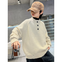 男童毛衣新款中大儿童针织衫冬装加厚冬季秋冬款上衣打底衫潮