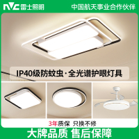 雷士照明吸顶灯2025新款主客厅灯智能卧室简约灯具全屋套餐黑色