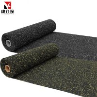 康力强健身房运动地垫地胶加厚橡胶卷材地板防滑缓冲减震地胶垫