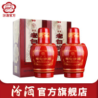 [官方正品]山西杏花村汾酒 53度醇柔老白汾酒 475mL*2瓶 盒装清香型国产酒