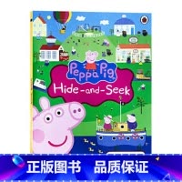 粉红猪躲猫猫 找找我在哪里 [正版]小猪佩奇1000单词趣味贴纸游戏书 英文原版 Peppa Pig 1000 Firs