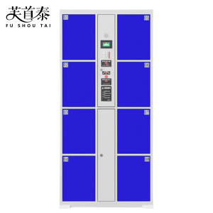 芙首泰电子存包柜红外条码8门850*460*1800mm台