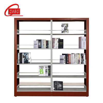 DXBG学校置物架钢制图书馆书架定制阅览室双面自由组合多功能货架厂家直销