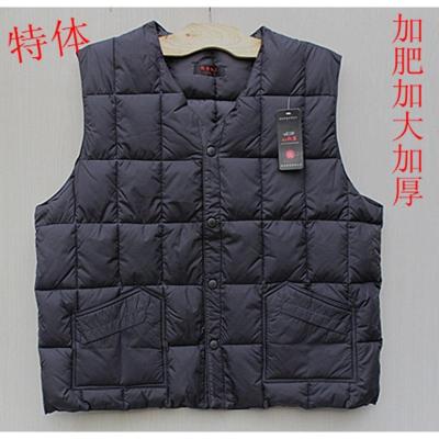 ssnz新款秋冬中老年人加肥加大棉马甲特体加肥男装老年棉背心装棉坎肩老人-定制