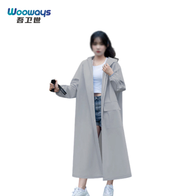 吾卫世 加厚一体式成人雨衣 M-XL 件