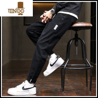 YANXU2023新款休闲裤男士春季潮牌宽松直筒潮流百搭工装运动长裤子夏季