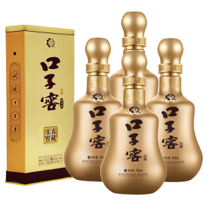 口子窖白酒高度10年型50度550ML*4瓶白酒容量升级版节日送礼