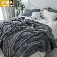 珊瑚绒毯子冬季加厚保暖法兰绒毛毯夏季学生单人薄款双人空调被子 三维工匠